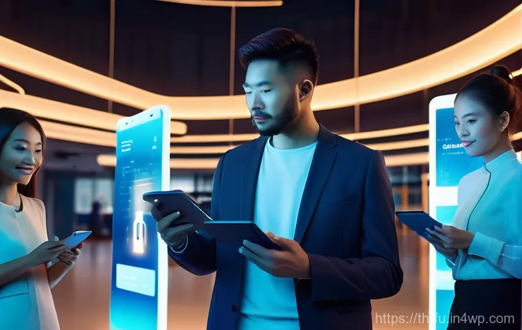 패스워드 관리 시스템의 미래 전망 - **Prompt 2: ThaID - Digital Identity for Thai Citizens**
    "A warm and friendly scene depicting a ...
