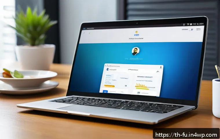 비밀번호 관리 시스템과 사용자 신뢰 구축 - A modern digital workspace scene showcasing a Thai professional using a sleek password manager app o...