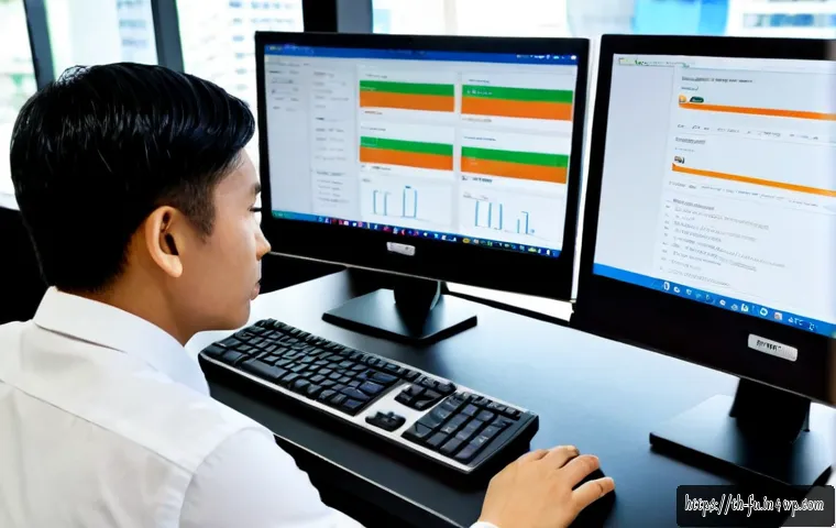 Home 30 패스워드 관리 시스템의 성능 벤치마크 - Photorealistic modern cybersecurity benchmarking workspace in Bangkok, Thailand, Thai IT professiona...